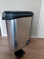 Curver voedselcontainer, voerton 54 liter/20 kg, metallic, Ophalen