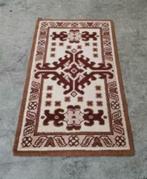 Handgeknoopt tapijt Smyrna crème brown Berber 113x190cm