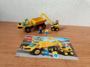 Lego Classic Town 6581 Dig 'n dump, wegwerkers, 1996 beschikbaar voor biedingen
