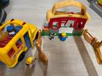 Little people boerderij en bus, Kinderen en Baby's, Speelgoed | Fisher-Price, Ophalen, Gebruikt, Speelset