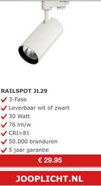 winkelverlichting 3 ledspots 3mt rails set 169.00, 30 tot 60 watt, Led-lamp, Nieuw, Overige fittingen