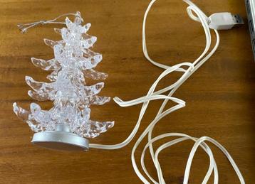 Kerstboompje met USB-aansluiting, LED - wit beschikbaar voor biedingen