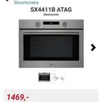 ATAG SX4411B Stoomoven RVS - Perfecte Smaak & Gezond Koken., 45 tot 60 cm, Ophalen of Verzenden, Oven met grill, Inbouw