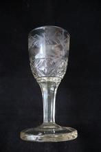 Antiek likeur glas Frankrijk c 1830, Ophalen of Verzenden