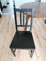 Tafel met 4 stoelen - Gratis af te halen!, Huis en Inrichting, Stoelen, Ophalen, Gebruikt, Bruin, Vier