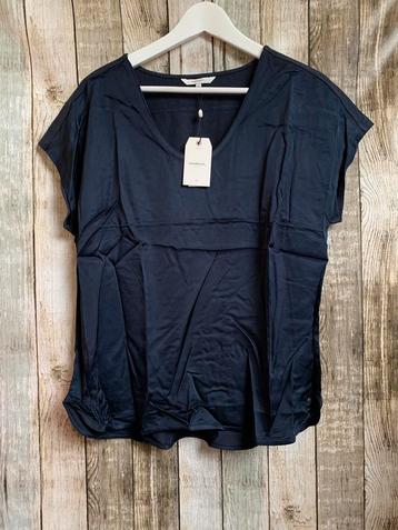 Nieuw Sandwich mooie donker blauwe glanzend shirt (Maat L) beschikbaar voor biedingen