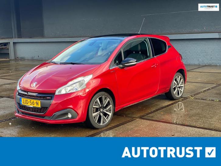 Peugeot 208 1.2 PureTech GT-line 110PK Pano Leer Carply Apk, Auto's, Peugeot, Bedrijf, Te koop, ABS, Achteruitrijcamera, Airbags