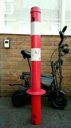 Fietspaal erdi model 90 uitneembare insteekpaal rood wit, Tuin en Terras, Ophalen