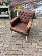 Klassieke bruine stoel (5x), Gebruikt, Bruin, Klassiek, Vijf, Zes of meer stoelen