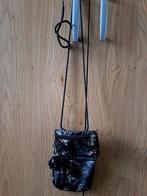 Super mooie kipling schoudertas met aapje, Ophalen of Verzenden, Zo goed als nieuw, Zwart, Kipling