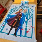 Fleece deken en kussentje van Disney Frozen II Elsa en Anna, Ophalen, Gebruikt, Kleed of Kussen