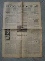 001 / Utrechts dagblad 144e jaargang 5-1-1940 (!) WWII/WOII, Boeken, Ophalen of Verzenden, 20e eeuw of later, Gelezen
