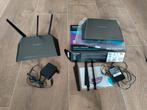 Twee Netgear Nighthawk R7000 AC1900 routers, Computers en Software, Routers en Modems, Ophalen of Verzenden, Gebruikt