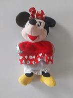 Disneyland Minnie Mouse Plush Coin Purse (Red Dress Edition), Ophalen of Verzenden, Mickey Mouse, Gebruikt, Beeldje of Figuurtje