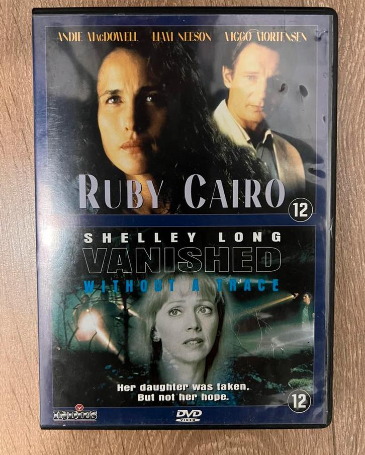 DVD 2 Disc - Ruby Cairo & Vanished Without a trace, Cd's en Dvd's, Dvd's | Thrillers en Misdaad, Gebruikt, Alle leeftijden, Ophalen of Verzenden