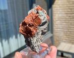 Heulandiet op matrix, Fassatal, Dolomieten, Italië, Verzenden, Mineraal