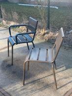 Partij gebruikte terras stoelen, Ophalen, Gebruikt, Aluminium, Stapelbaar