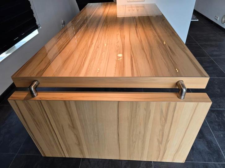 Mooie eettafel - 120x215/245, Huis en Inrichting, Tafels | Eettafels, Zo goed als nieuw, 100 tot 150 cm, 200 cm of meer, Rechthoekig