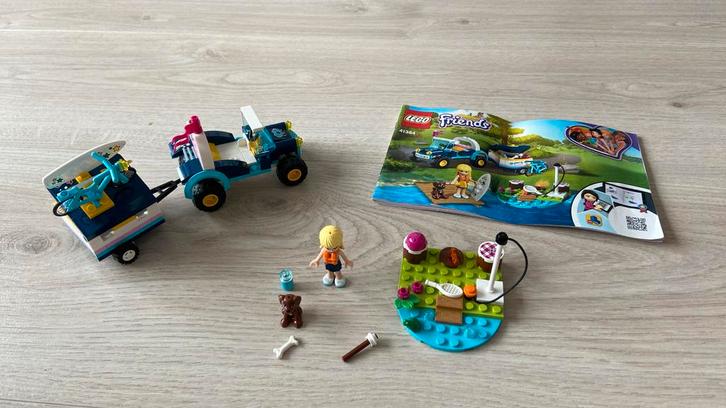 Lego friends - stefanie’s buggy en aanhanger, Kinderen en Baby's, Speelgoed | Duplo en Lego, Zo goed als nieuw, Ophalen of Verzenden