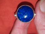 Lapis lazuli ring, Ophalen, Blauw, Zo goed als nieuw, 17 tot 18