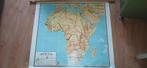 Oude kaart afrika jaren 60, Ophalen, 1940 tot 1960, Gebruikt, Natuur
