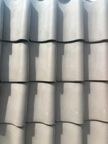 ✅ oud hollandse dakpan blauw gesmoord Viellie gepatineerd  beschikbaar voor biedingen