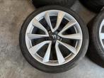 ✅ 19 inch Orignele Performance Tesla Model 3 velgen 5x114.3, Gebruikt, Banden en Velgen, 235 mm, Personenwagen