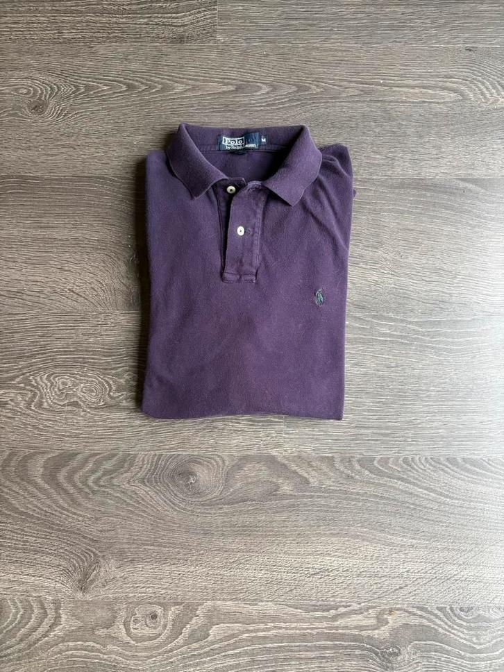 Paarse Ralph Lauren Polo - Maat M - Weinig Gedragen, Kleding | Heren, Overhemden, Zo goed als nieuw, Halswijdte 39/40 (M), Paars