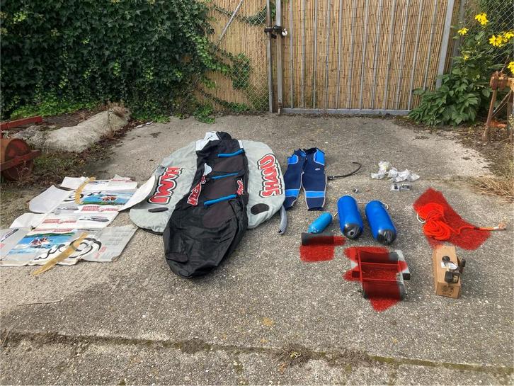 Diverse watersport spullen, Watersport en Boten, Peddels, Zo goed als nieuw, Ophalen of Verzenden