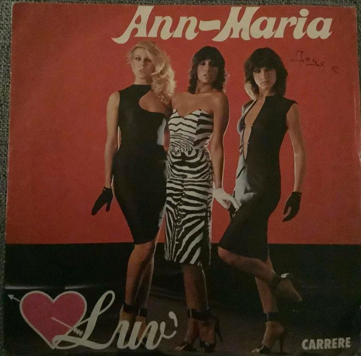 Luv' - Ann-Maria (vinyl single), Cd's en Dvd's, Vinyl Singles, Gebruikt, Single, Pop, 7 inch, Ophalen of Verzenden
