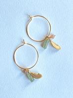 Creolen met edelstenen, Sieraden, Tassen en Uiterlijk, Oorbellen, Hangers, Nieuw, Ophalen of Verzenden, Met edelsteen