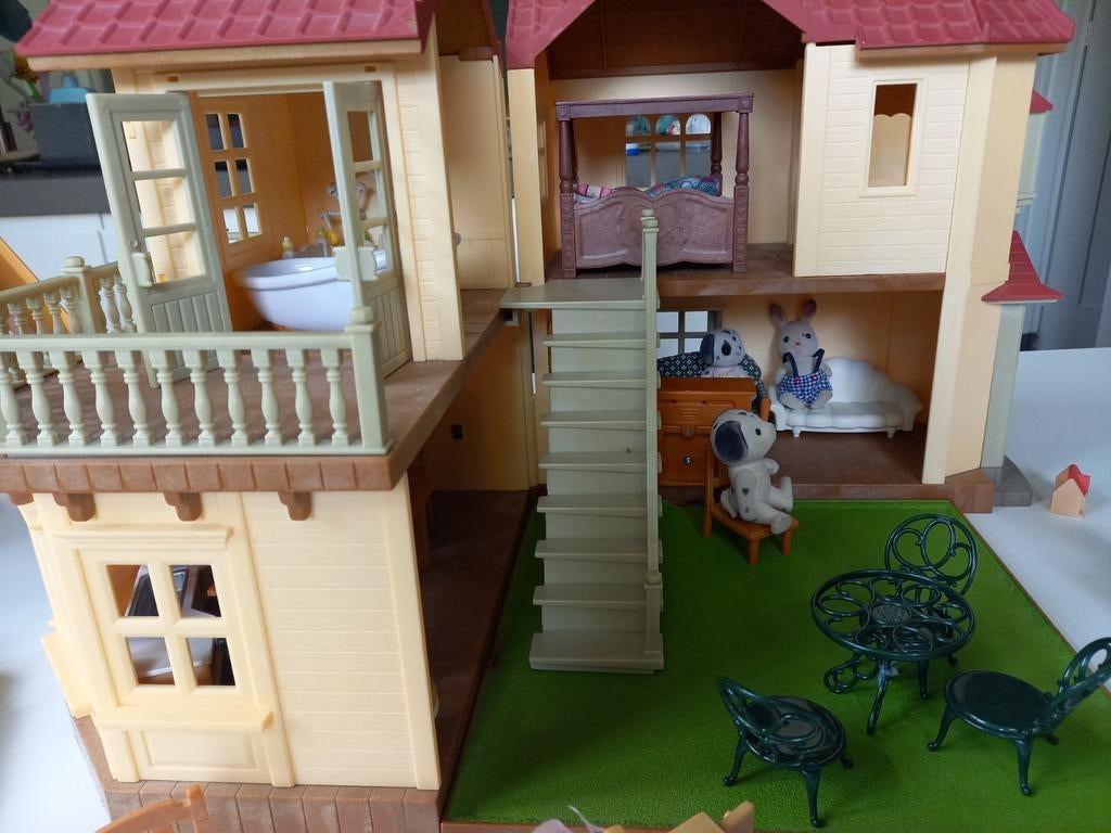 Sylvanian Families - groot landhuis en boomhut, Kinderen en Baby's, Speelgoed | Poppenhuizen, Ophalen, Poppenhuis