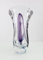 Vintage vaas Max Verboeket, Kristalunie Maastricht., Ophalen of Verzenden