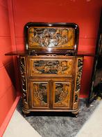 Vintage Chinese barkast barmeubel drankenkast, Antiek en Kunst, Ophalen