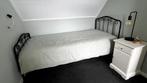 zwart spijlen bed 90x200, Ophalen, 90 cm, Eenpersoons, Zwart