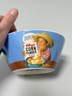 Vintage Kellogg’s Corn Flakes Ontbijtkom kom Kelloggs Bowl, Gebruiksvoorwerp, Ophalen of Verzenden, Zo goed als nieuw, H