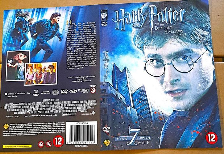 Harry Potter-Deathly Hallows part 1  1710, Cd's en Dvd's, Dvd's | Kinderen en Jeugd, Zo goed als nieuw, Tv fictie, Avontuur, Vanaf 12 jaar