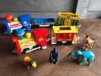 Vintage Fisher Price circustrein '70, Ophalen of Verzenden, Gebruikt, Speelset
