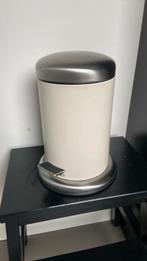 Roomwitte pedaalemmer - IKEA, Ophalen, Gebruikt, Met pedaal, Rvs