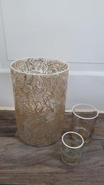 Riviera Maison windlicht of vaas combi, Huis en Inrichting, Woonaccessoires | Vazen, Gebruikt, Overige kleuren, Ophalen of Verzenden