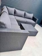 Tuinkussen set te koop, Ophalen, Gebruikt, Grijs, Rechthoekig