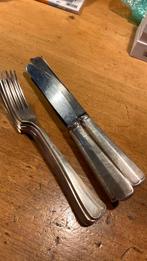 Bestek haags lofje gero 100 verzilverd, Antiek en Kunst, Ophalen of Verzenden, Zilver