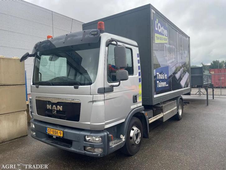 MAN TGL 12.220 Bakwagen / Kieper wisselsysteem 3 zits Euro 5, Auto's, Vrachtwagens, Particulier, MAN, Diesel, Euro 5, Automaat