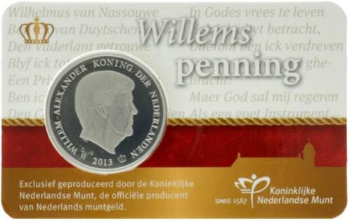 De Willemspenning 2013 BU Coincard - 67,50 euro, Postzegels en Munten, Munten | Europa | Euromunten, Ophalen of Verzenden