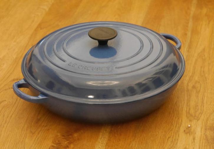 Le Creuset Campagnard Braadpan 30cm, Huis en Inrichting, Keuken | Potten en Pannen, Nieuw, Koekenpan of Braadpan, Gietijzer, Ophalen of Verzenden