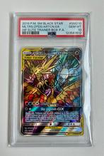 Moltres & Zapdos & Articuno GX SM210 – PSA 10 – Hidden Fates, Hobby en Vrije tijd, Verzamelkaartspellen | Pokémon, Ophalen of Verzenden