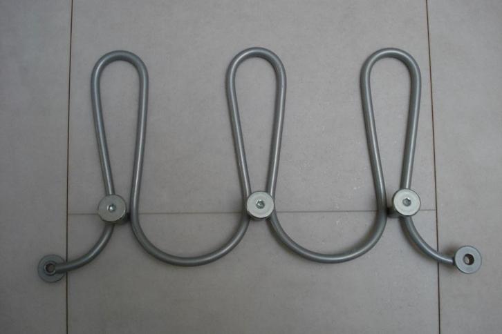 zgan mooie aparte wand kapstok metaal 37 x 20 cm, Huis en Inrichting, Woonaccessoires | Kapstokken, Zo goed als nieuw, Wandkapstok