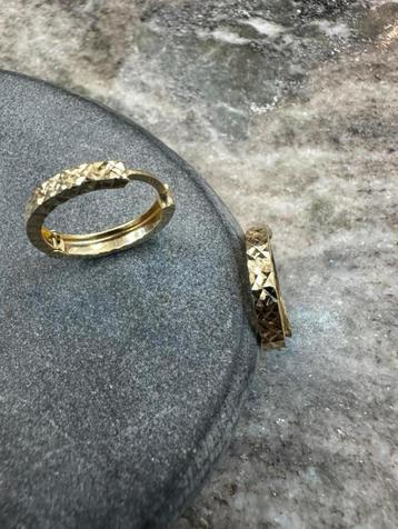 Prachtige 14k gouden oorbellen beschikbaar voor biedingen