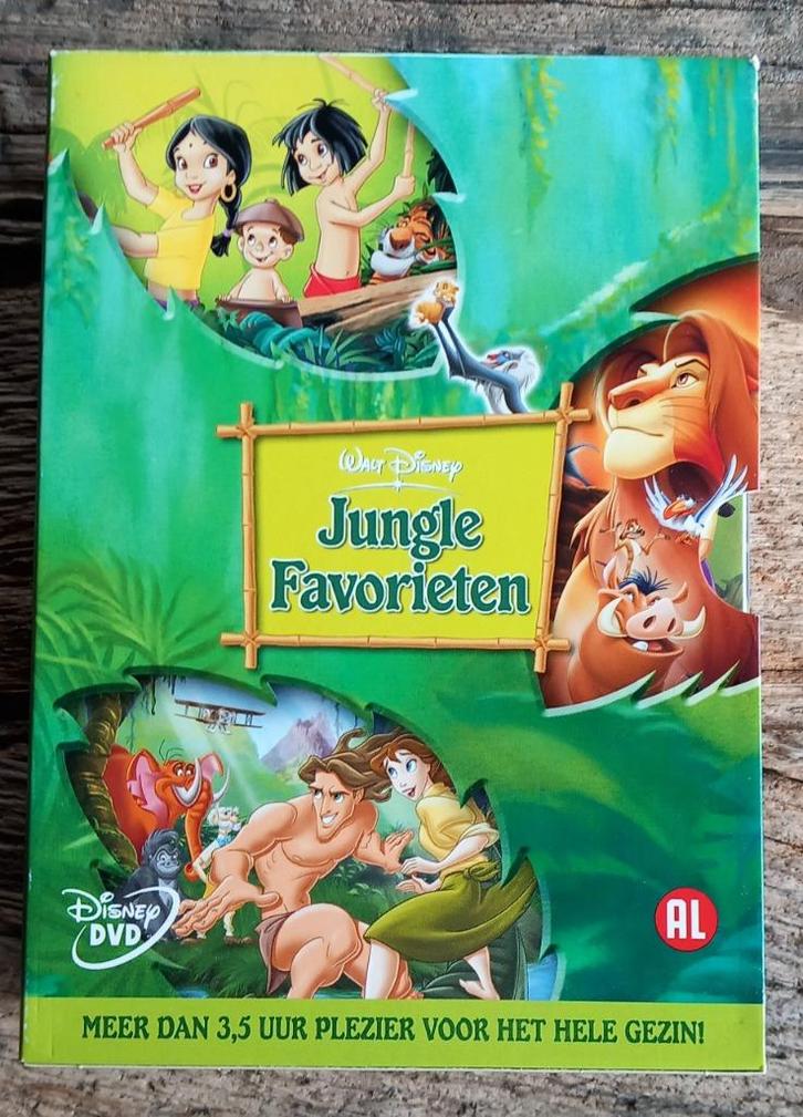 DVD-box Walt Disney Jungle favorieten Z.G.A.N.!, Cd's en Dvd's, Dvd's | Tv en Series, Zo goed als nieuw, Actie en Avontuur, Boxset