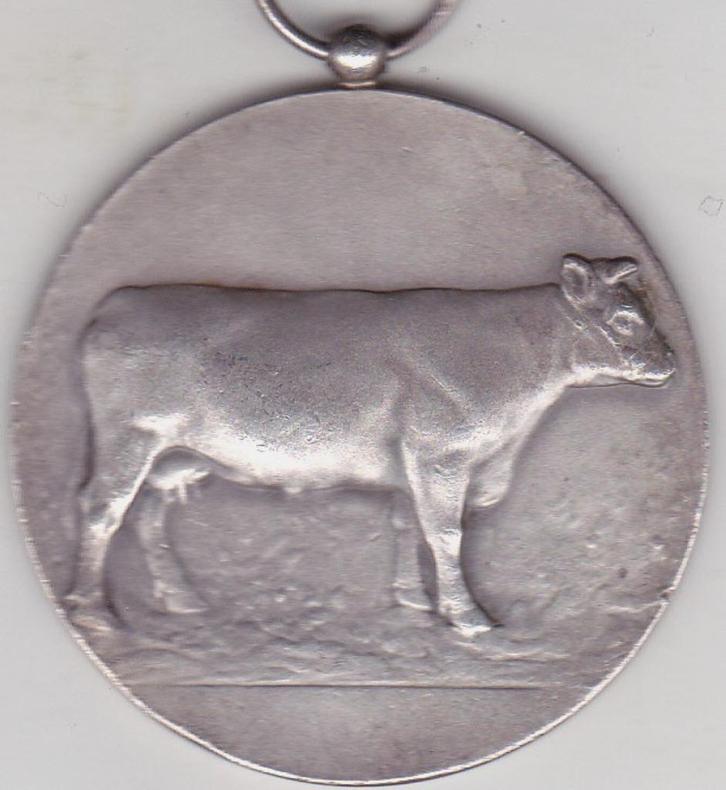 MELKKOE LANDBOUW COMICE GISTEL 8. 7. 58., Postzegels en Munten, Penningen en Medailles, Overige materialen, Verzenden